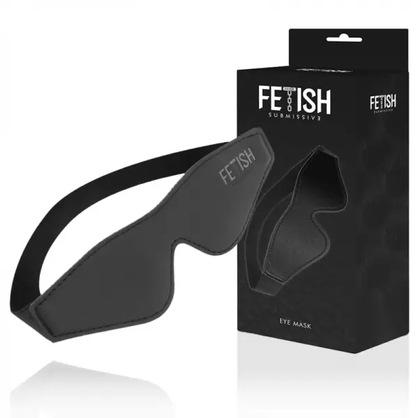FETISH SUBMISSIVE - MASQUE EN CUIR V�GAN AVEC DOUBLURE EN NOPR�NE
