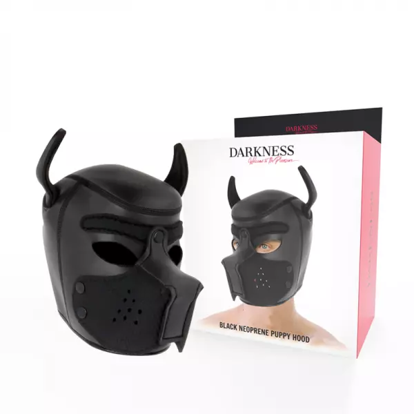 DARKNESS - MASQUE POUR CHIEN EN N�OPR�NE AVEC MUSEAU AMOVIBLE M