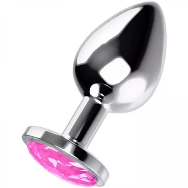 OHMAMA - PLUG ANAL AVEC CRISTAL ROSE S