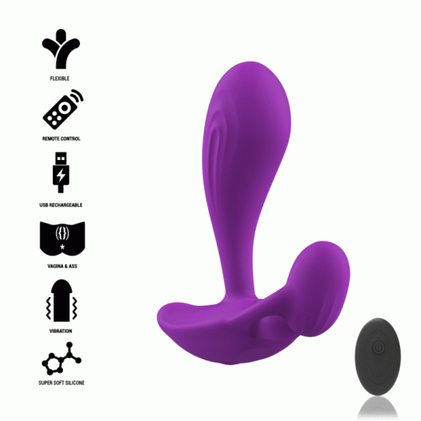 INTENSE - T�L�COMMANDE ANAL SHELLY PLUG VIOLET