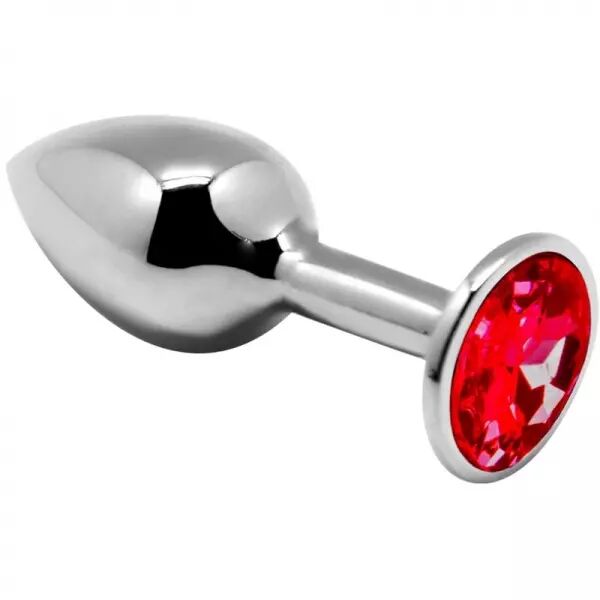 ALIVE - MINI PLUG DE PLAISIR ANAL M�TAL ROUGE TAILLE S