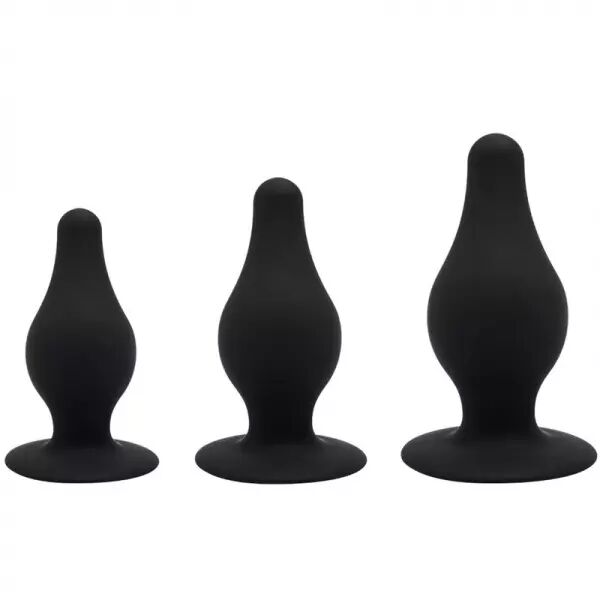 SILEXD - KIT PLUG ANAL PREMIUM SILEXPAN SILICONE THERMOREACTIF TAILLE S/M/L