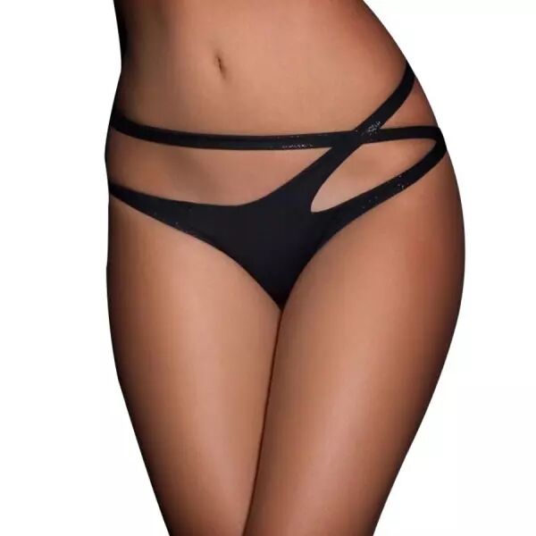 QUEEN LINGERIE - CULOTTE  DOUBLE BRETELLES CROIS�ES L/XL