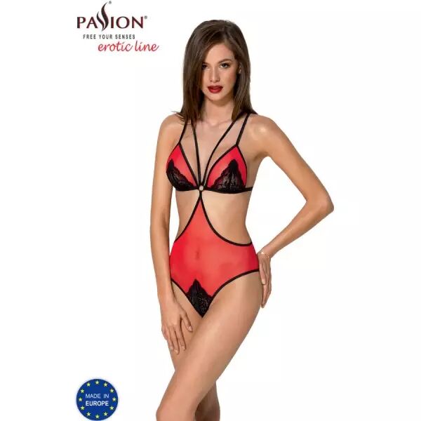 PASSION - PEONIA CORPS LIGNE �ROTIQUE ROUGE S/M