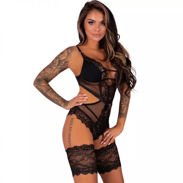 LIVCO CORSETTI FASHION - CORPS HAWAIN LC 90665 NOIR