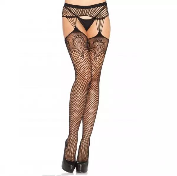 LEG AVENUE - BAS R�SILLE AVEC LIGNES JARRATI�REs
