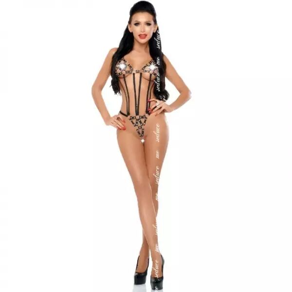 ME-SEDUCE - LORNA TEDDY NOIR UNE TAILLE