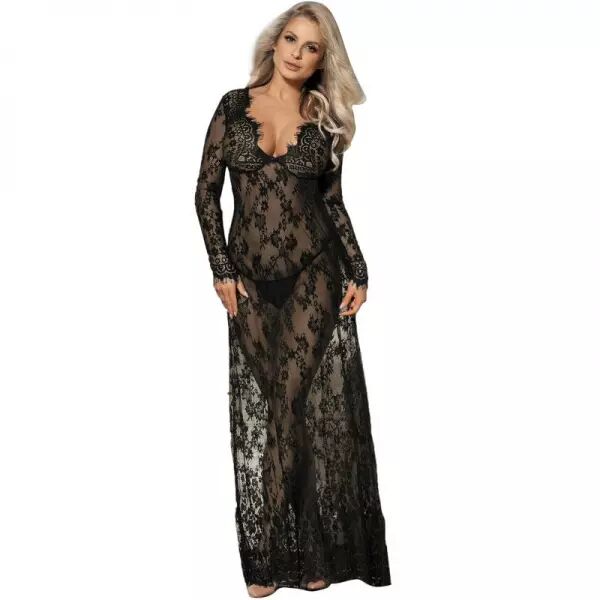 SUBBLIME - DRESSES ROBE LONGUE  MANCHES LONGUES L / XL