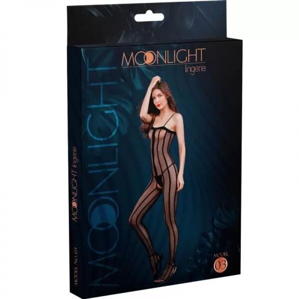 MOONLIGHT - BODYSTOCKING MOD�LE 3 NOIR TAILLE UNIQUE