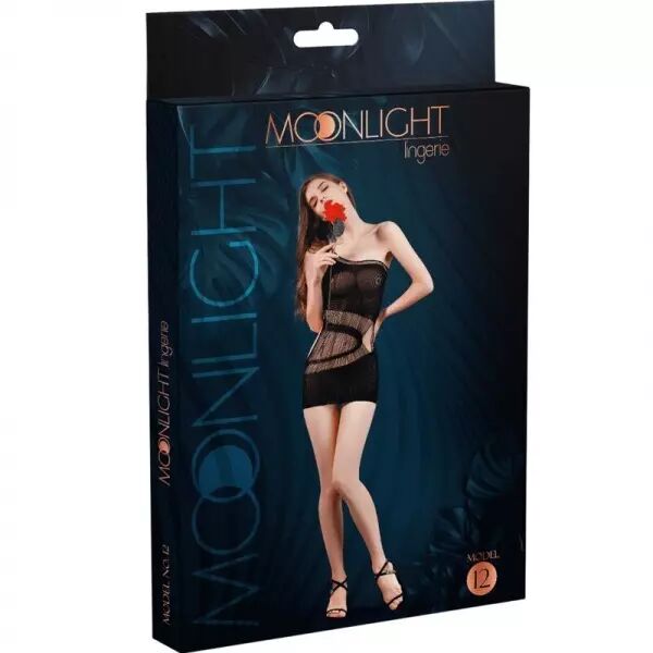 MOONLIGHT - ROBE MOD�LE 12 NOIR TAILLE UNIQUE