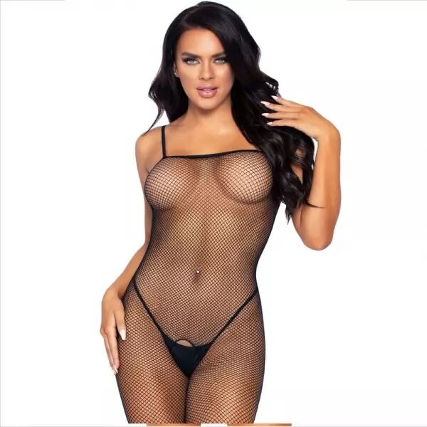 LEG AVENUE - BODYSTOCKING R�SILLE AVEC OUVERTURE