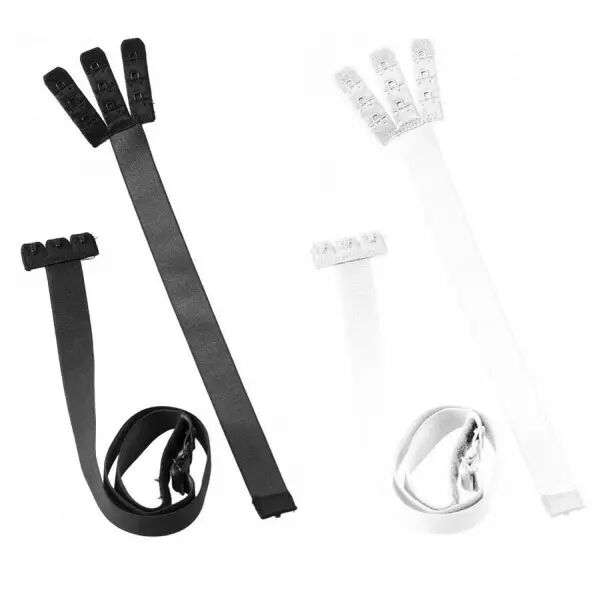 BYE-BRA - ADAPTATEUR DE SOUTIEN-GORGE � DOS OUVERT NOIR & BLANC