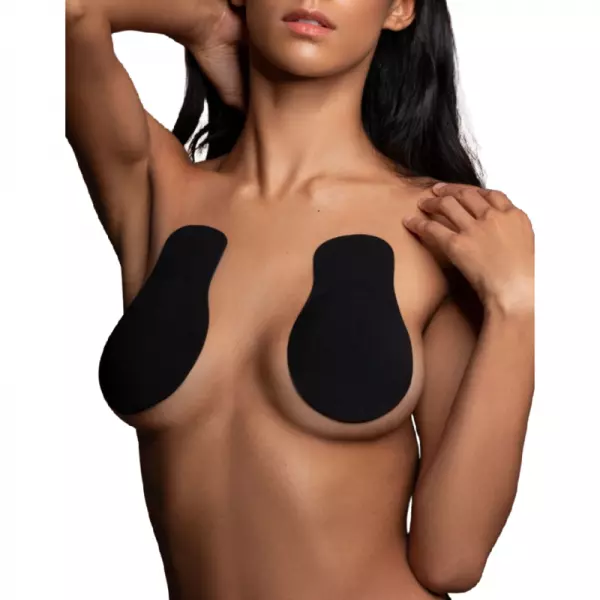 BYE-BRA - �L�VATEUR DE POITRINE PUSH-UP TISSU NOIR TAILLE M