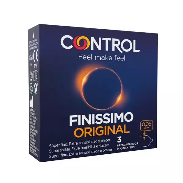 CONTROL - PR�SERVATIFS FINISSIMO 3 UNIT�S