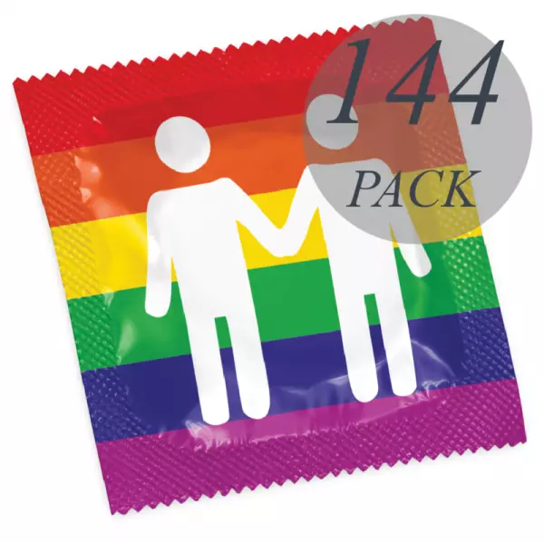 PASANTE - PR�SERVATIFS FORMAT GAY PRIDE 144 PACK