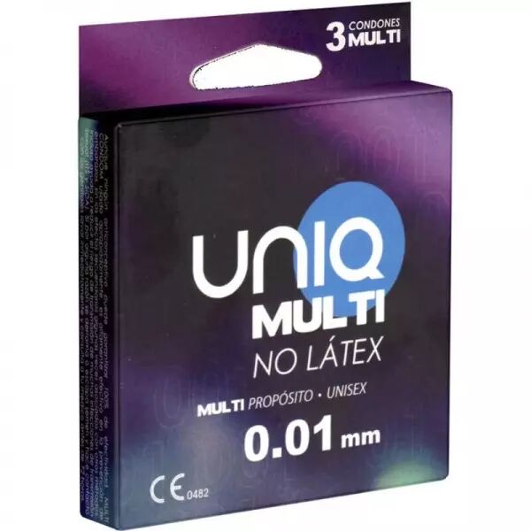 UNIQ - MULTI PR�SERVATIFS SANS LATEX 3 UNIT�S