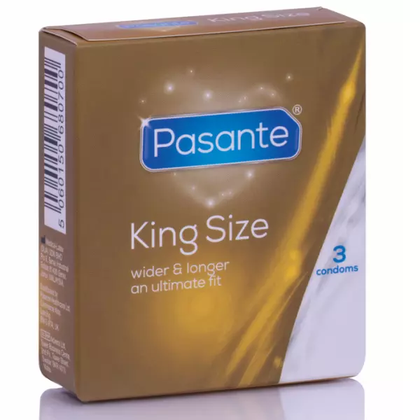 PASANTE - PR�SERVATIFS KING SIZE 3 UNIT�S