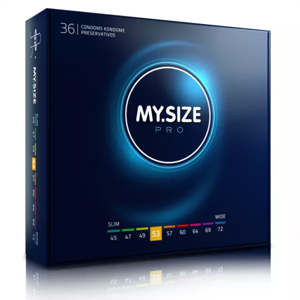 MY SIZE - PRO PR�SERVATIFS 53 MM 36 UNIT�S