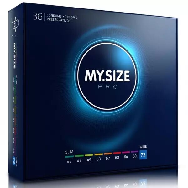MY SIZE - PRO PR�SERVATIFS 72 MM 36 UNIT�S