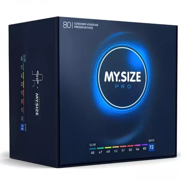MY SIZE - PRO PR�SERVATIFS 72 MM 80 UNIT�S