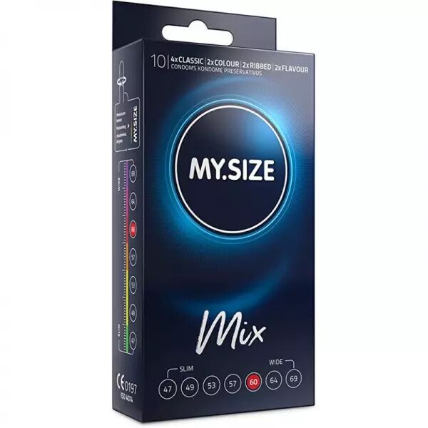 MY SIZE - MIX PR�SERVATIFS 60 MM 10 UNIT�S