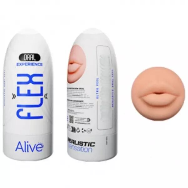 ALIVE - MASTURBATEUR M�LE FLEX ORAL TAILLE M