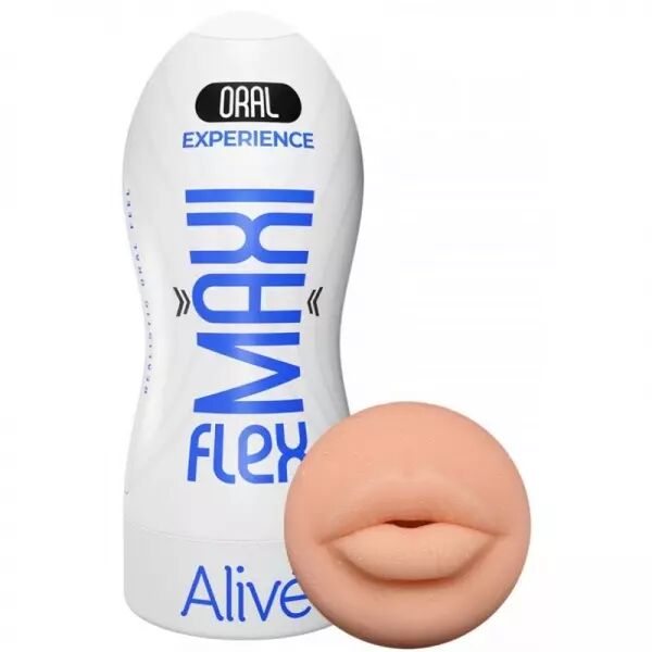 ALIVE - MASTURBADEUR M�LE MAXI FLEX TAILLE ORAL L