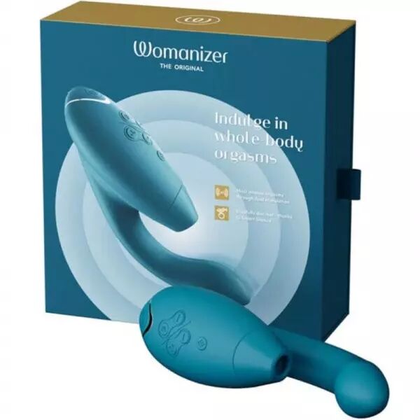 WOMANIZER - DUO 2 STIMULATOR BLEU P�TROLE