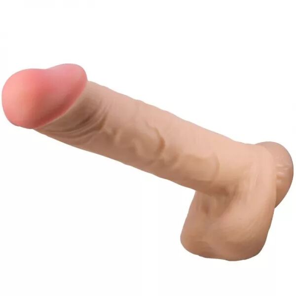 PRETTY LOVE - S�RIE SLIDING SKIN GODE R�ALISTE AVEC VENTOUSE SLIDING SKIN FLESH 26 CM