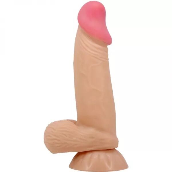 PRETTY LOVE - GODE R�ALISTE S�RIE SLIDING SKIN AVEC VENTOUSE SLIDING SKIN 19,4 CM