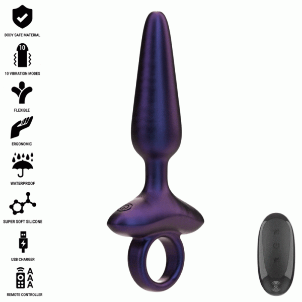 INTENSE - MARLON PLUG ANAL VIBRANT MOD�LE 4 T�L�COMMANDE