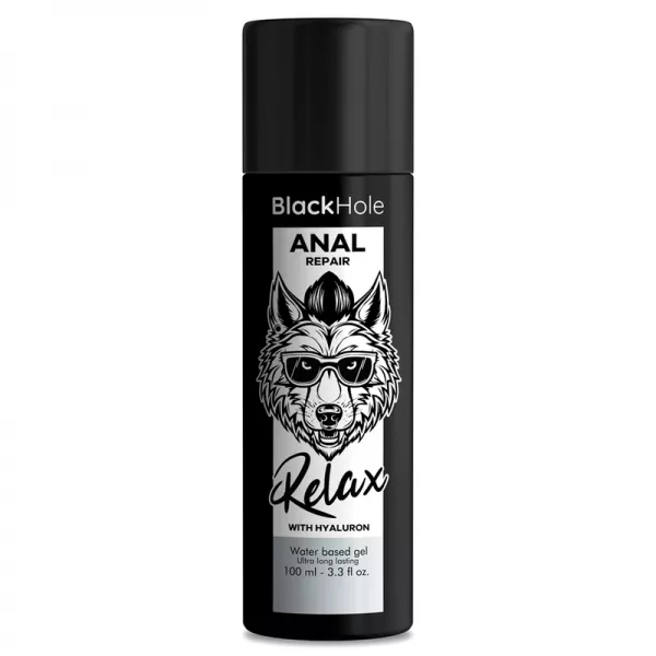 BLACK HOLE - R�PARATION ANAL � BASE D''EAU RELAX AVEC HYALURON 100 ML