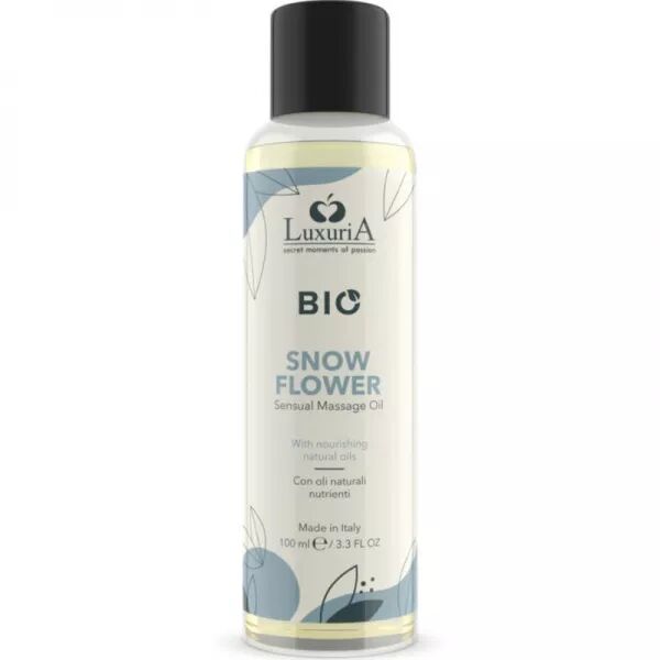 INTIMATELINE LUXURIA - HUILE DE MASSAGE BIO FLEUR DES NEIGES 100 ML