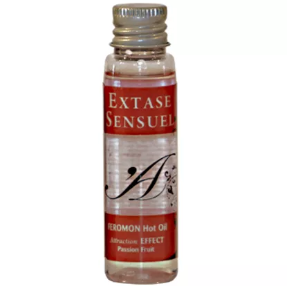 EXTASE SENSUAL - HUILE DE MASSAGE EFFET THERMIQUE AUX PH�ROMONES DE FRUITS DE LA PASSION VOYAGE 35 ML