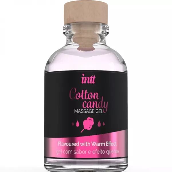 INTT MASSAGE & ORAL SEX - GEL DE MASSAGE SAVEUR COTTON BABE � PAPA ET EFFET CHAUFFANT
