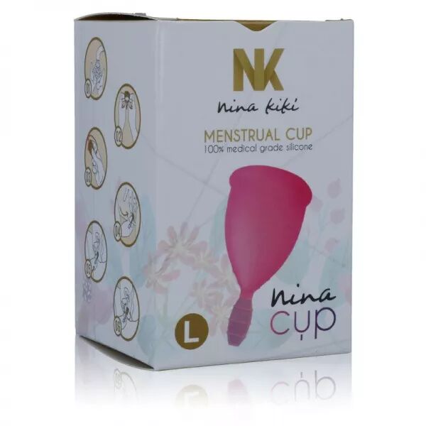 NINA KIK� - COUPE MENSTRUELLE ROSE - TAILLE L