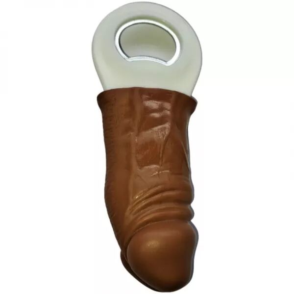 DIABLO PICANTE - OUVRE-P�NIS EN CAOUTCHOUC MARRON