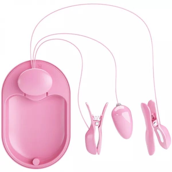 PRETTY LOVE - BOITE SURPRISE PINCES D�LECTRO STIMULATION ROSE