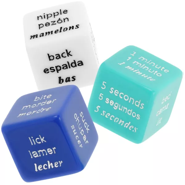 WATERFEEL - JEU DE D�S �ROTIQUES ES/FR/EN