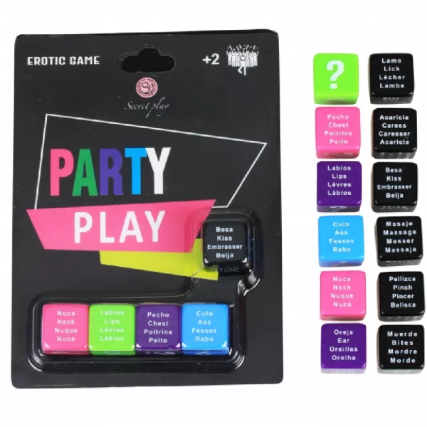 SECRETPLAY - JEU PARTY PLAY 5 D�S (ES/PT/EN/FR)