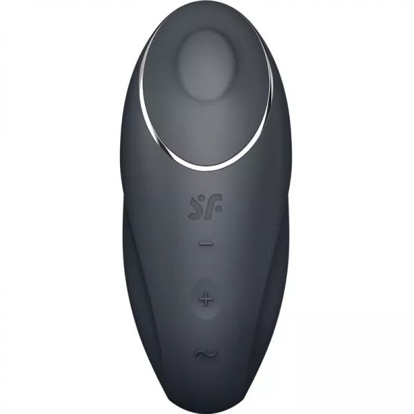 SATISFYER - TAP & CLIMAX 1 VIBRATEUR LAY-ON NOIR