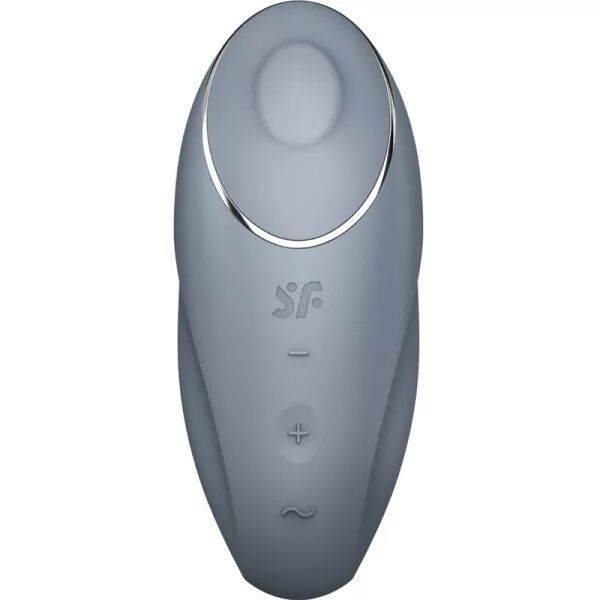 SATISFYER - TAP & CLIMAX 1 VIBRATEUR LAY-ON GRIS