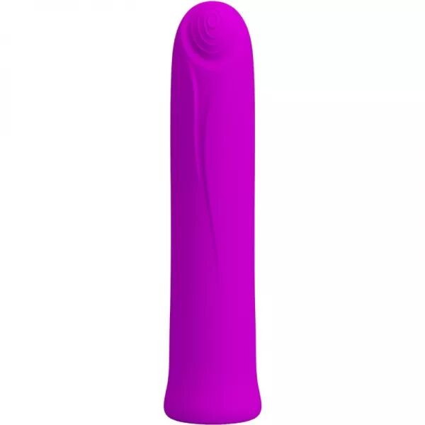PRETTY LOVE - VIBRATEUR CURTIS MINI SUPER POWER 12 VIBRATIONS EN SILICONE VIOLETTE