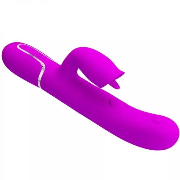 PRETTY LOVE - VIBRATEUR LAPIN � L�CHER FUCHSIA