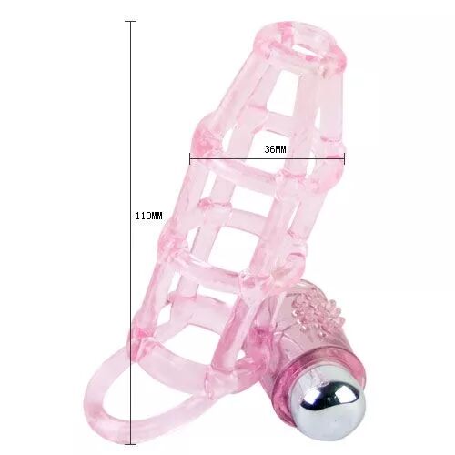 BAILE - COUVERTURE ET ANNEAU EN SILICONE SWEET 10 RYTHMES POUR LE P�NIS ROSE