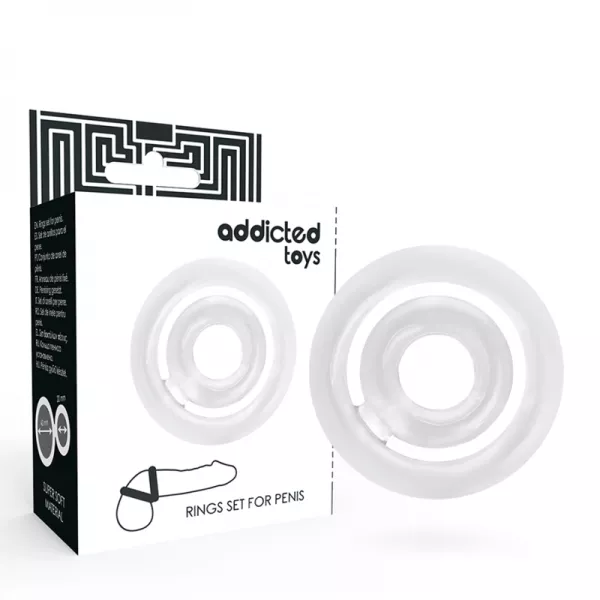 ADDICTED TOYS - POTENZ - P�NIS C-RING CLAIR