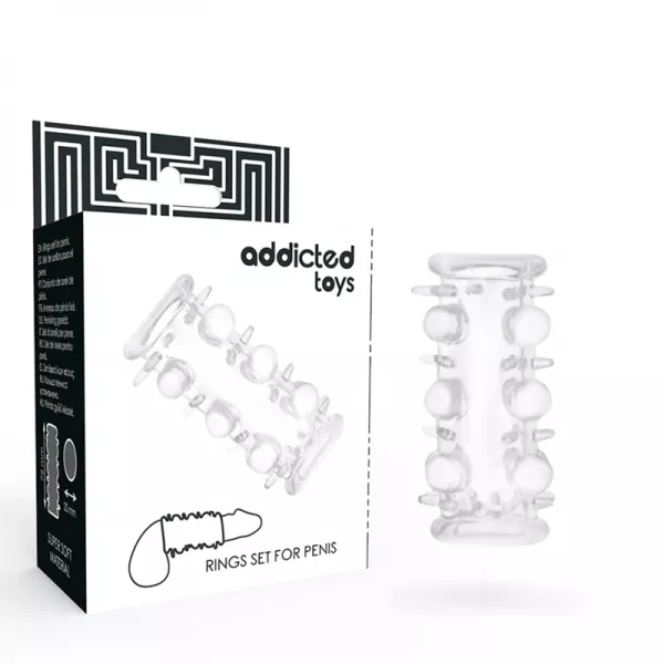 ADDICTED TOYS - MANCHON P�NIS CLAIR