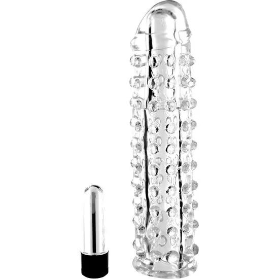 SEVEN CREATIONS - COUVRE-P�NIS AVEC VIBRATION TRANSPARENTE
