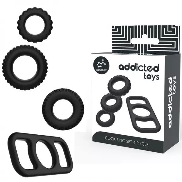 ADDICTED TOYS - ENSEMBLE DANNEAU P�NIAL 4 PI�CES