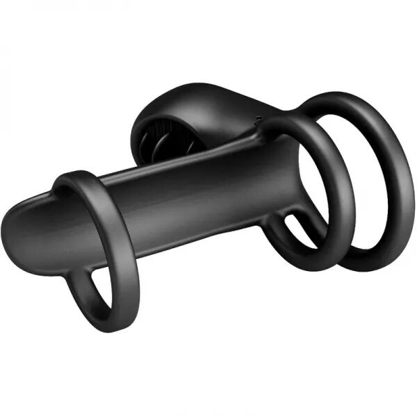 PRETTY LOVE - GAINE P�NIS JAMMY 12 VIBRATIONS AVEC LANGUE EN SILICONE RECHARGEABLE
